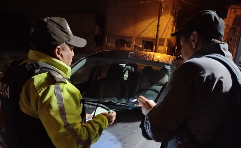Operativo en el Distrito de Policía Calderón. Imagen: Policía Nacional
