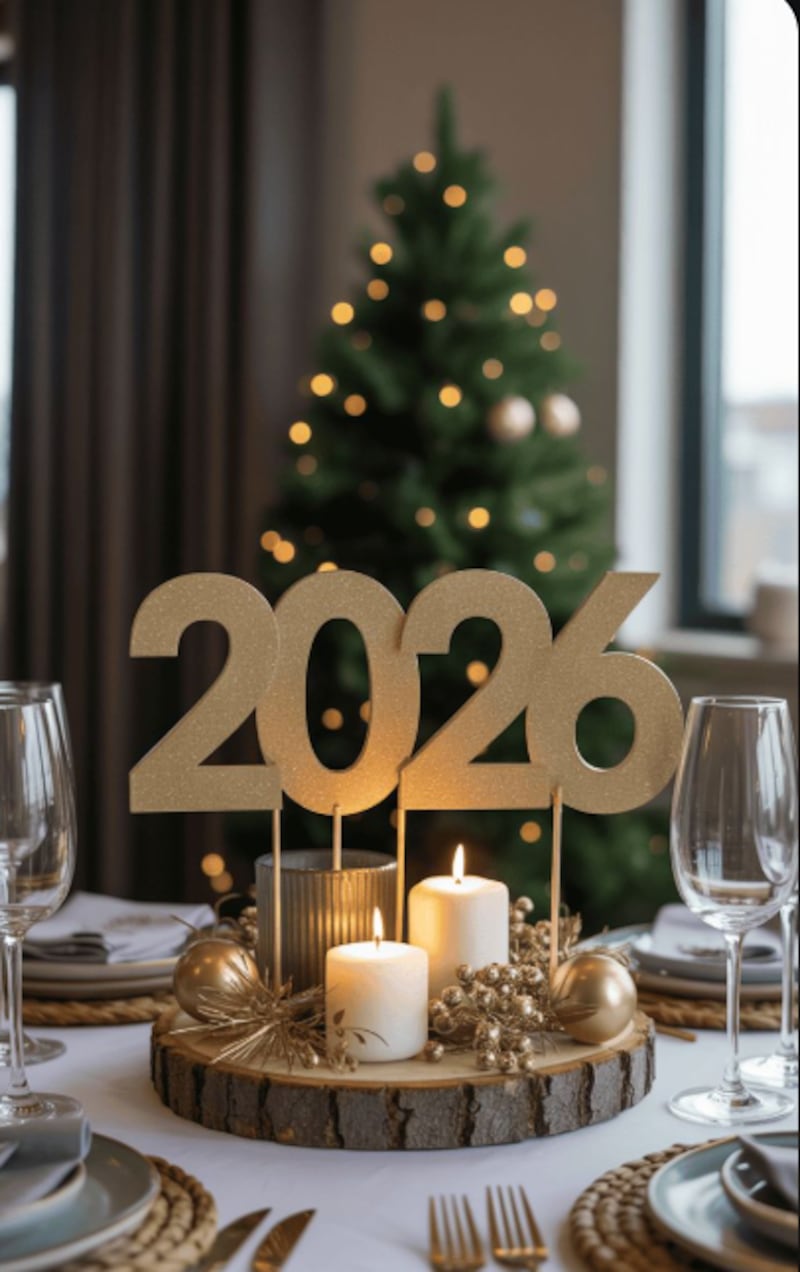 Mesas temáticas para la cena de Año Nuevo