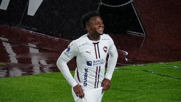 Michael Estrada, delantero de Liga de Quito.