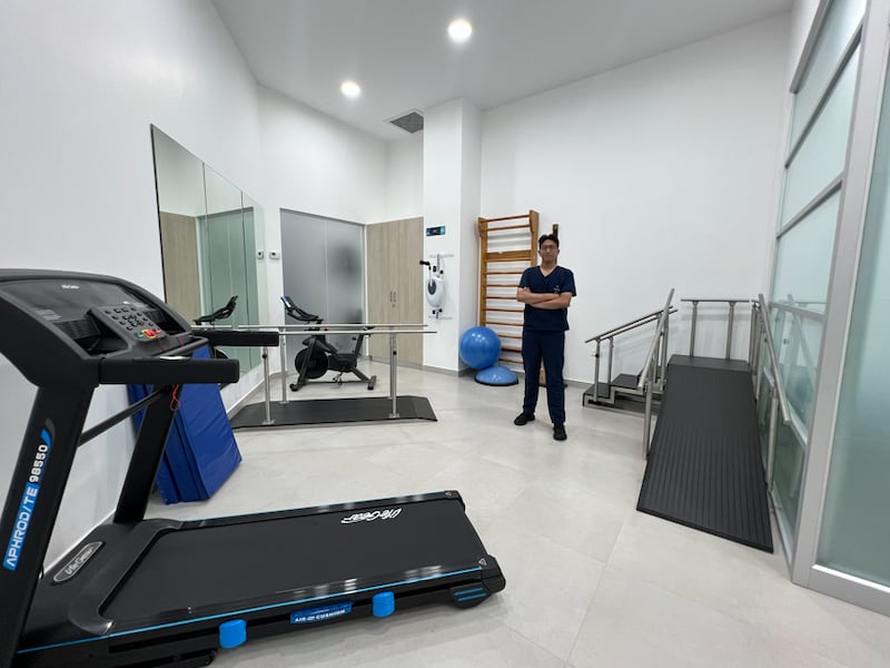 Área de rehabilitación física en ParaMí El Recreo