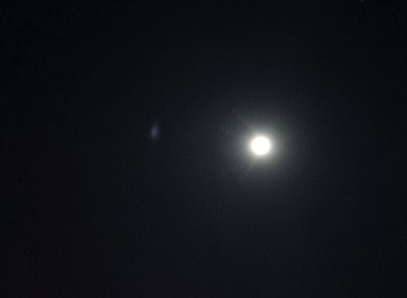 Luna en Quito el 24 de enero de 2024