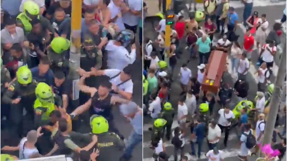 A un ladrón le alistaron el ataúd mientras le daban su golpiza en Cali