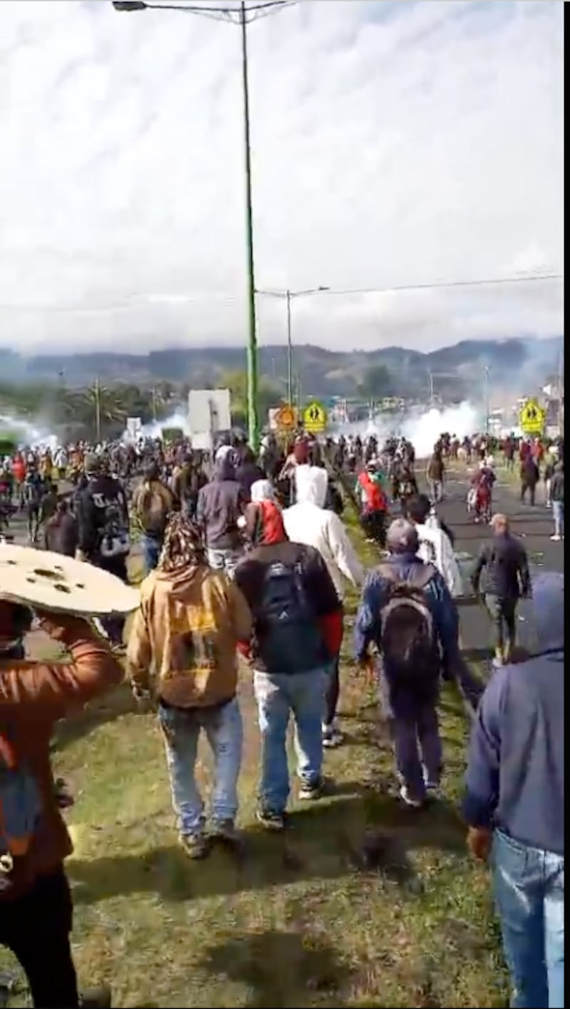 Así luce Otavalo este 14 de octubre