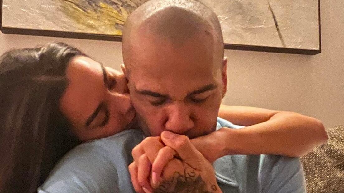 Dani Alves conoció a su esposa Joana Sanz cuando jugaba en el Barcelona.