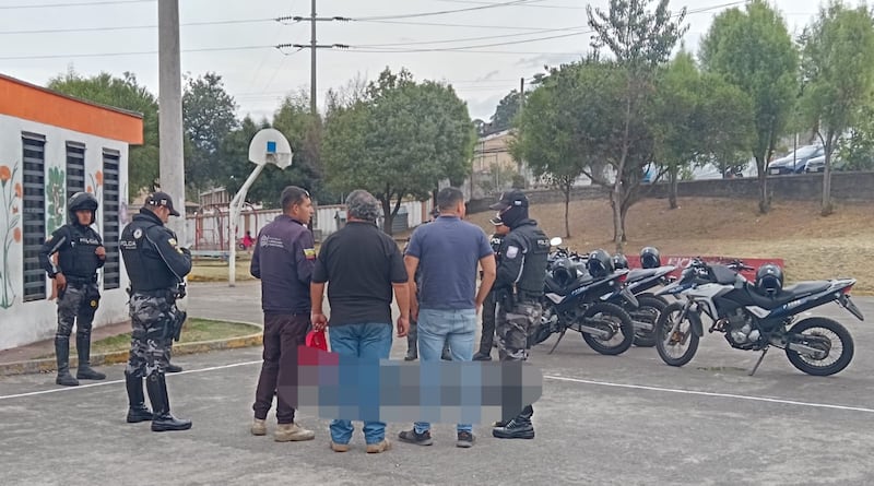 Un taxista murió mientras jugaba vóley en el sector de La Mañosca, norte de Quito