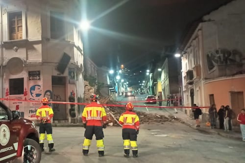 Vivienda colapsó y se cayó en el Centro Histórico de Quito  