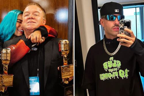 Ya se ganó a los suegros: Papás de Karol G se vistieron como Feid y demostraron que van a ser reales hasta la muerte