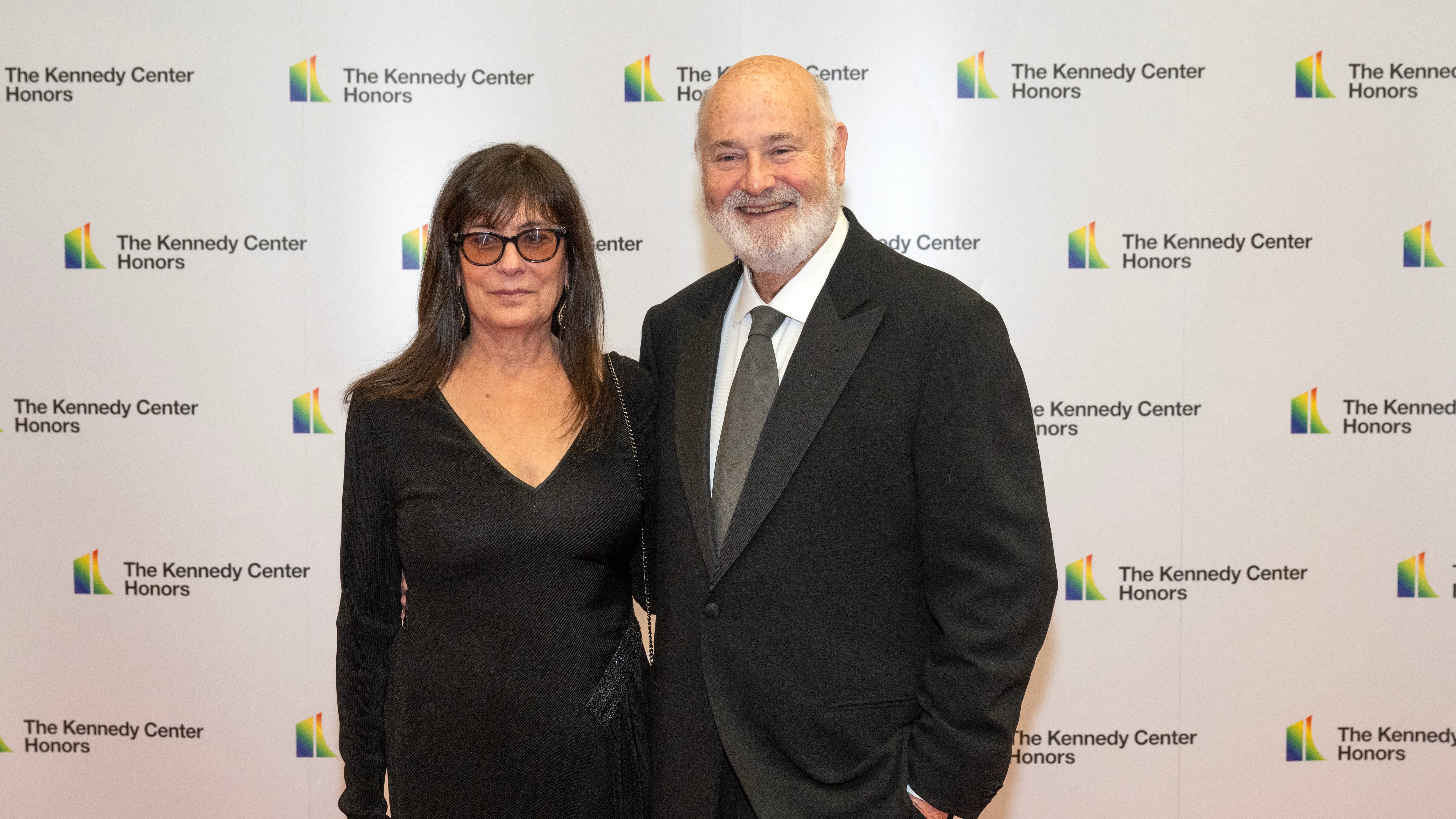 Rob Reiner (R) and Michelle Reiner (L) arrive for the Medallion Ceremony honoring the recipients of the 46th Annual Kennedy Center Honors at the Department of State in Washington, DC, USA, 02 December 2023 (reissued 15 December 2025). On the evening of 14 December 2025, the bodies of two people, a 78-year-old man and 68-year-old woman, were found in a home in Brentwood owned by Reiner. A statement issued by the Reiner family confirmed the deaths of Rob Reiner, 78, and his wife Michele Singer Reiner, 68. According to a statement by the Los Angeles Police Department, detectives from the Robbery and Homicide Division are handling the case. (Cine) EFE/EPA/Ron Sachs / POOL