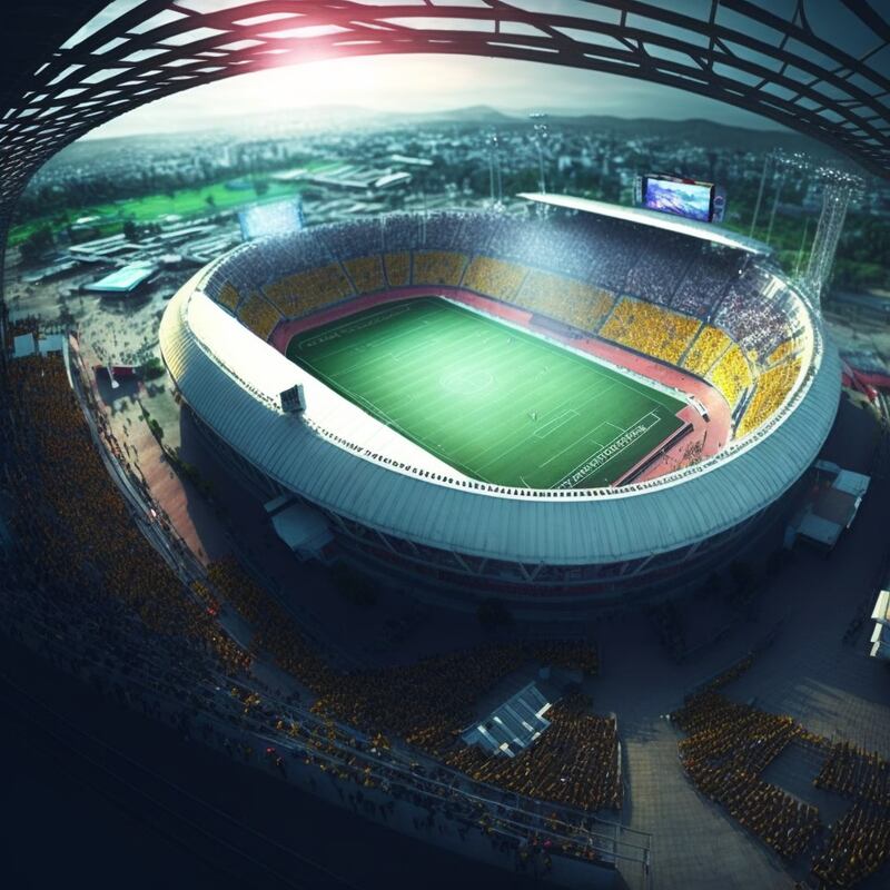 Estadio Olímpico Atahualpa según la Inteligencia Artificial