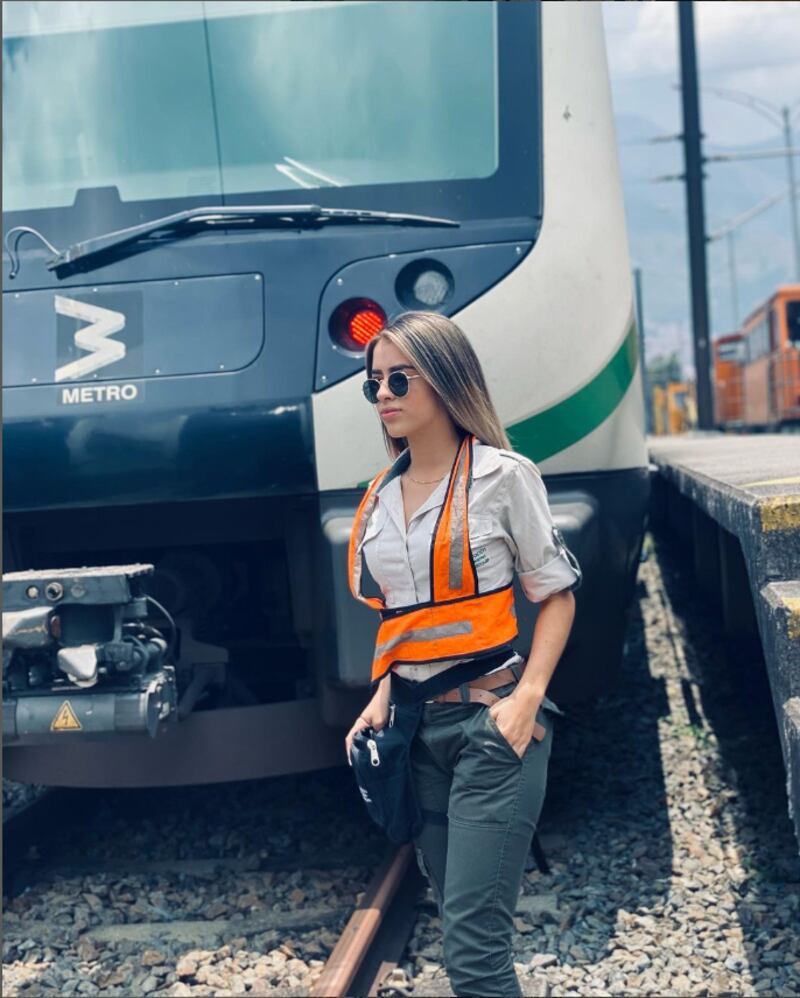 La conductora del Metro de Quito