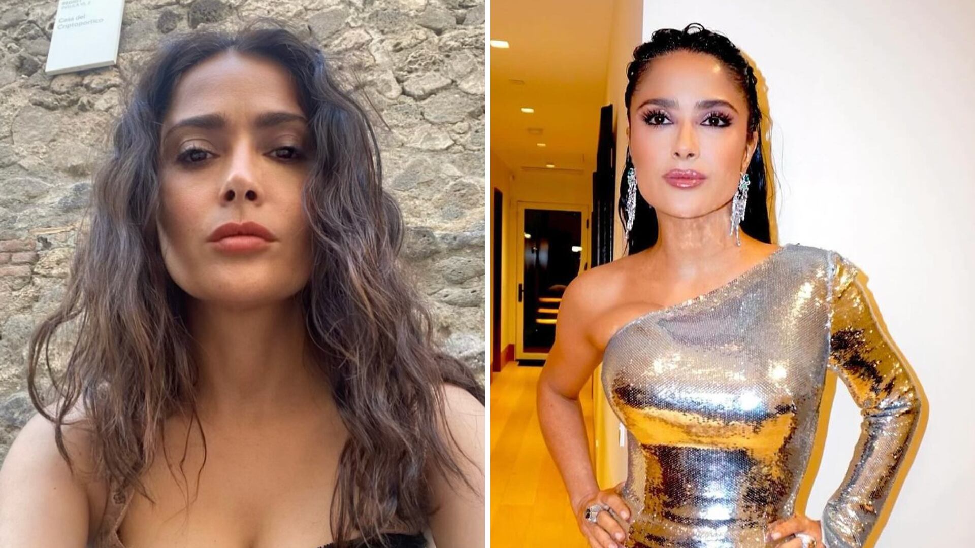 ¿Qué se hizo en el rostro? Internautas quedan atónitos con el rejuvenecimiento de Salma Hayek.