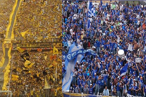Incidente entre hinchas de Barcelona y Emelec previo al Clásico del Astillero en Guayaquil