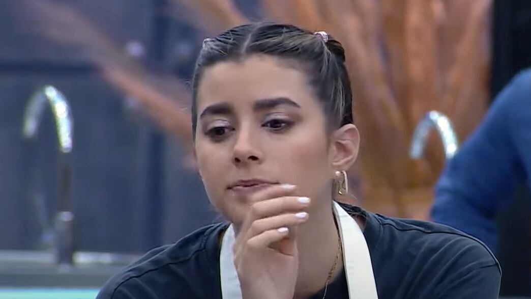 Las caras de Luciana Guschmer porque a Yilda Banchón le fue bien