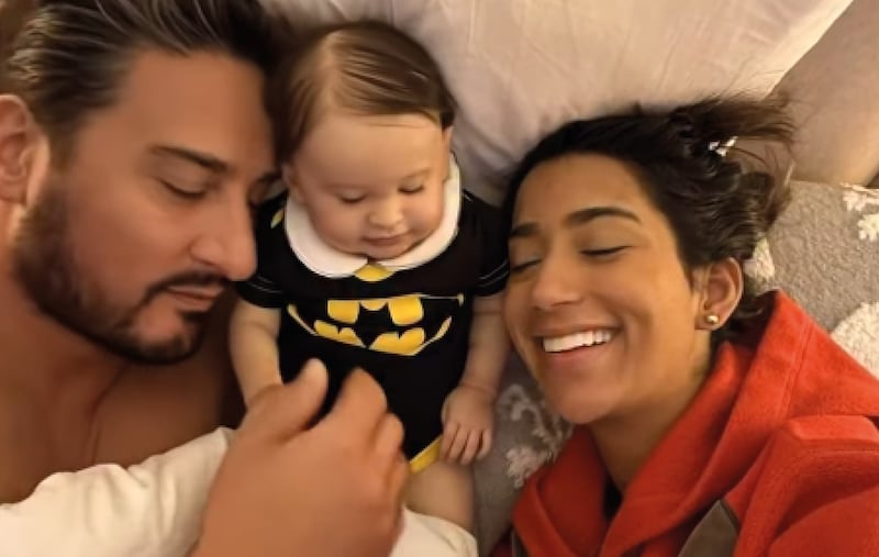 Aleja y Jaime, la pareja colombiana que creó un bebé reborn