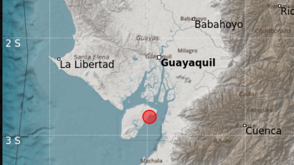 Fuerte sismo en Ecuador el 25 de abril de 2023