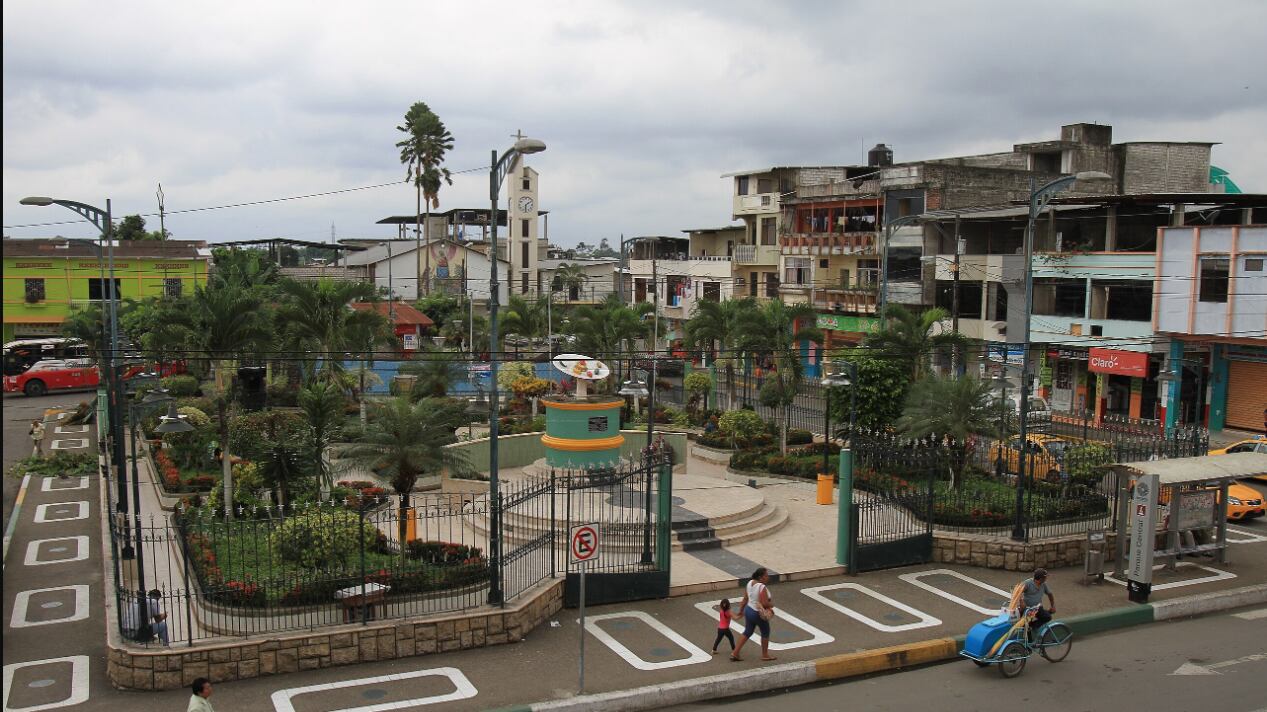 Parque central de Quevedo