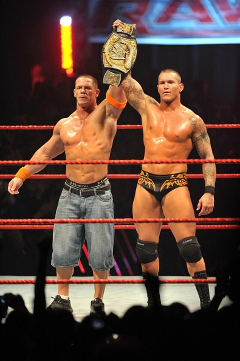 John Cena y Randy Orton.