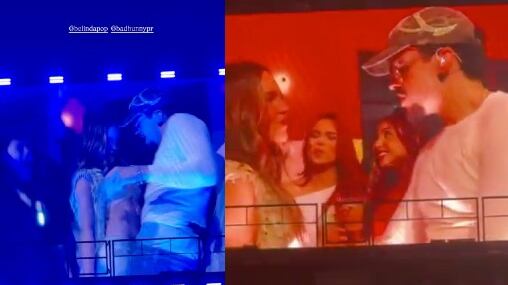 La cantante mexicana se convirtió en protagonista de la noche al recibir una dedicatoria de Bad Bunny en vivo.