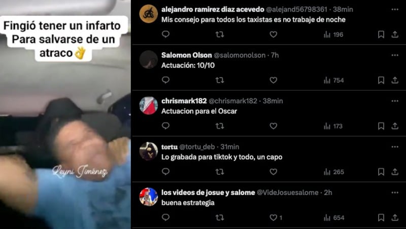 Taxista en Brasil fingió convulsiones y frustró un asalto