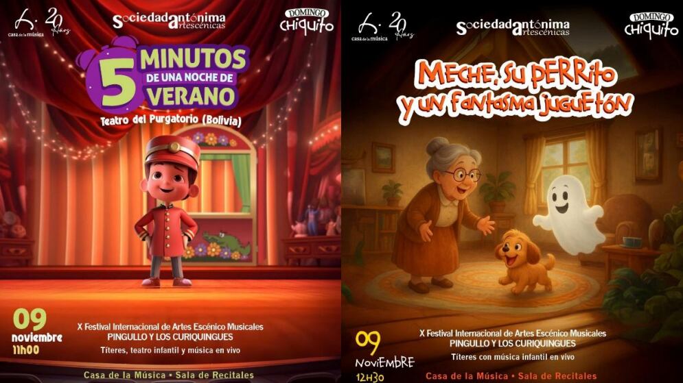 Casa de la Música presenta títeres y música para toda la familia