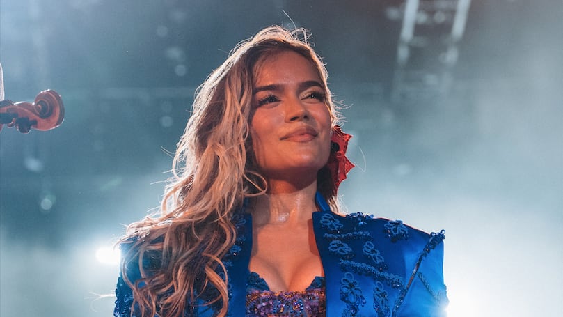 La colombiana encabezó el festival de Coachella.