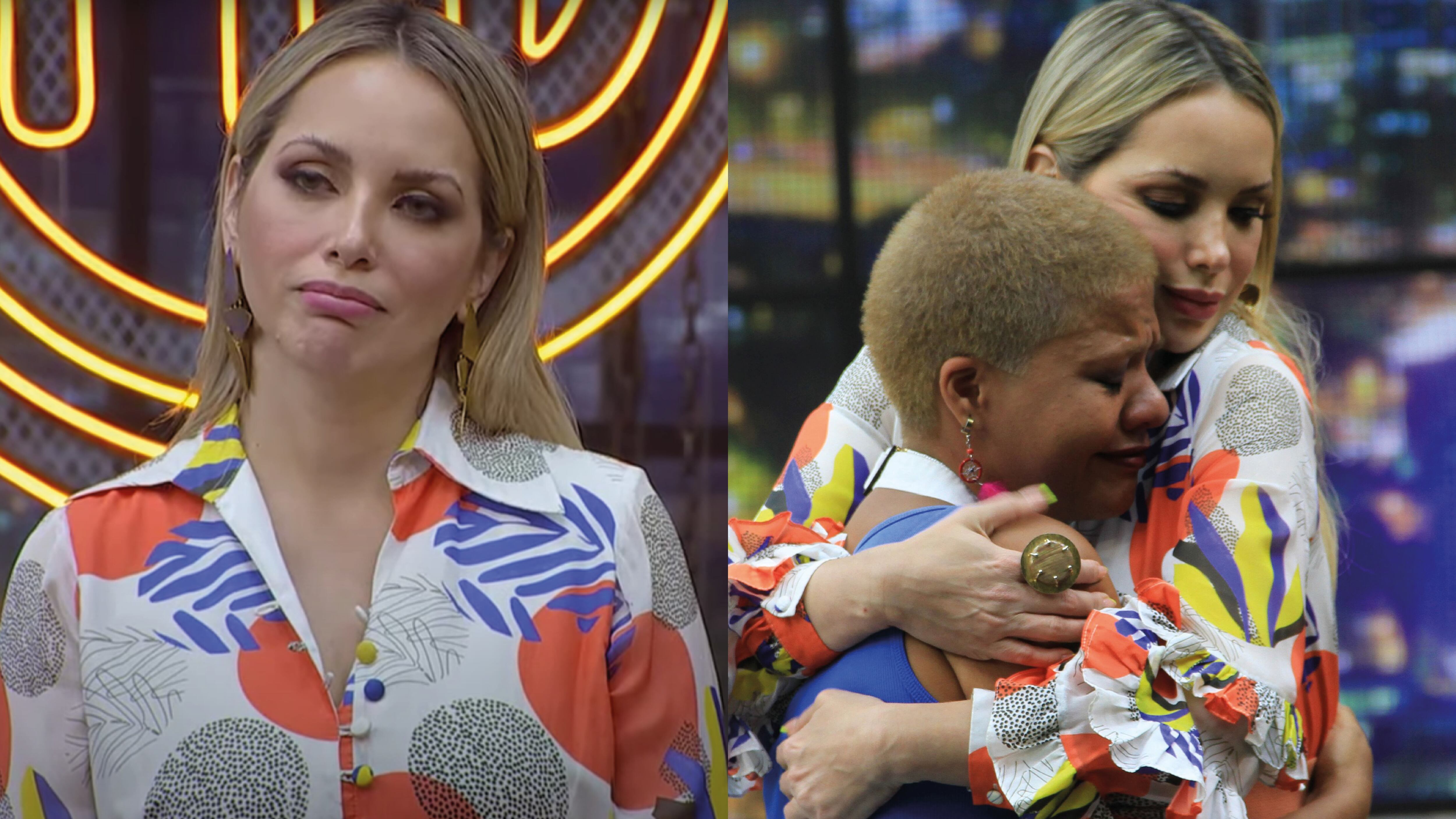 Erika Vélez se conmueve con el llanto de una cocinera en MasterChef Ecuador