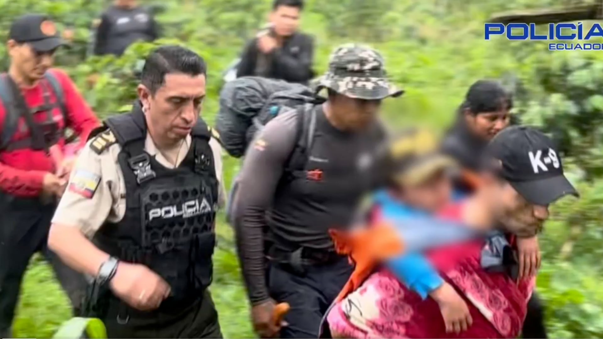 Rescate del niño Israel en la selva