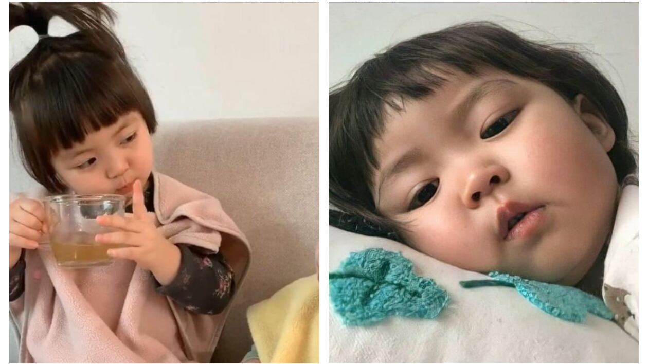 Niña meme en redes sociales (Foto Instagram @jimiran_)