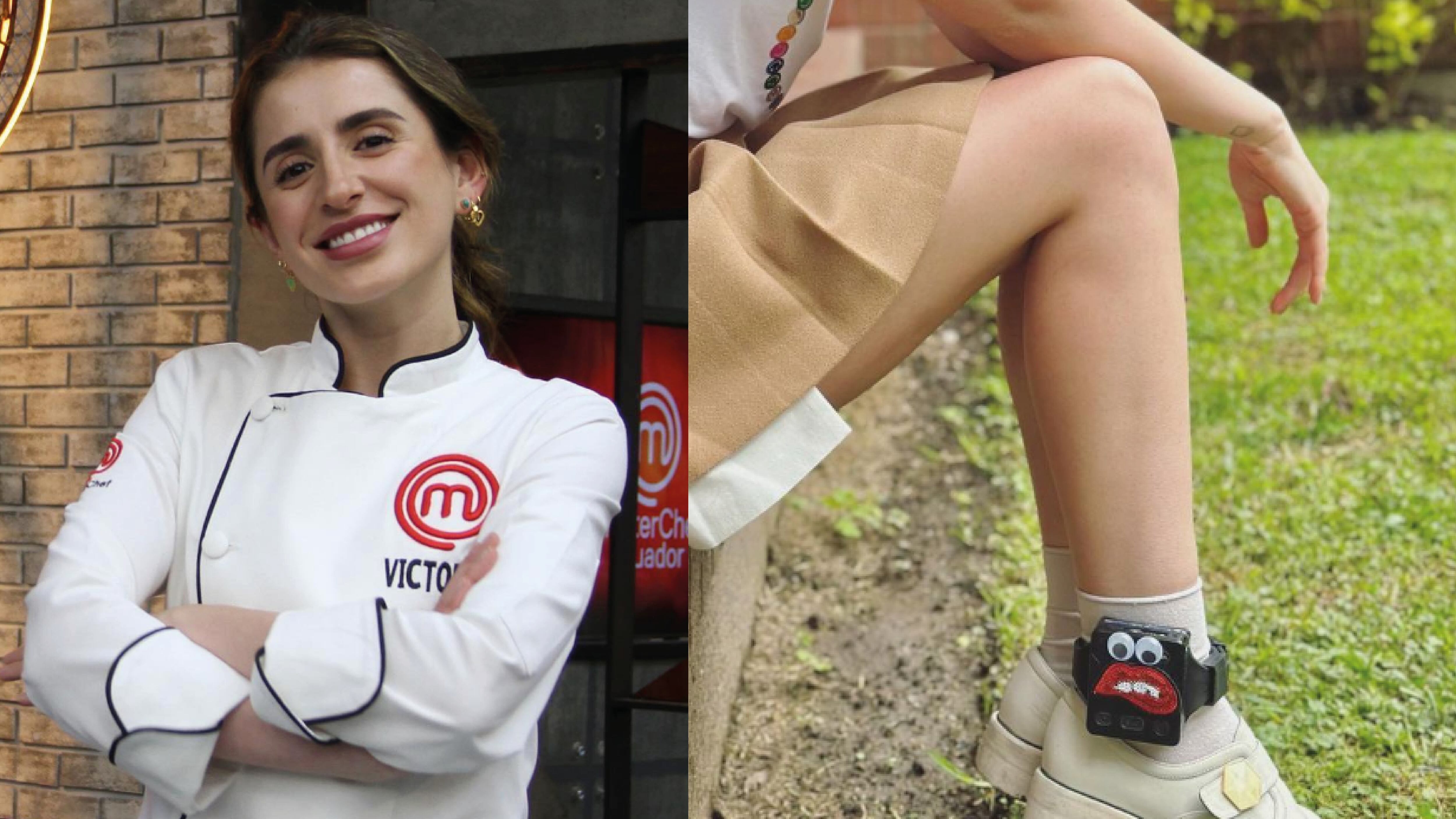 Exparticipante de MasterChef muestra el momento en que le retiran el grillete electrónico