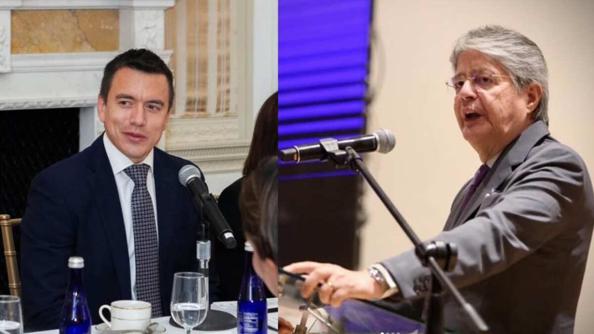 Daniel Noboa y Guillermo Lasso