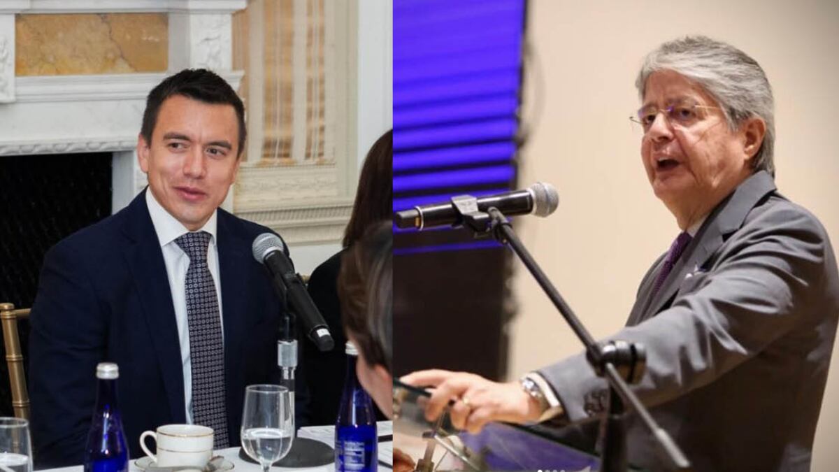 Daniel Noboa y Guillermo Lasso