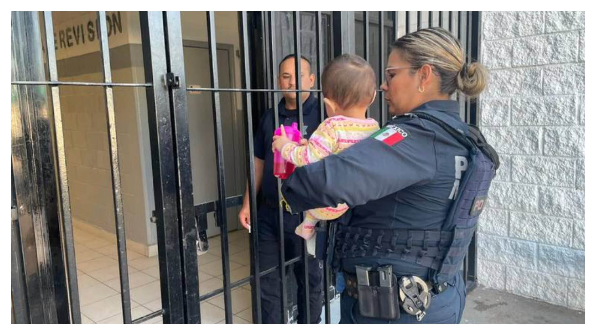 Autoridades mexicanas encuentran a la menor en la colonia Santa maría.