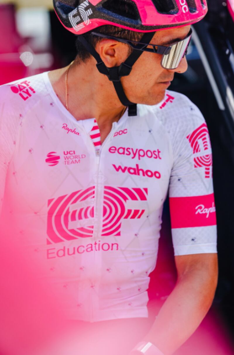 Richard Carapaz está listo para el Giro de Italia.