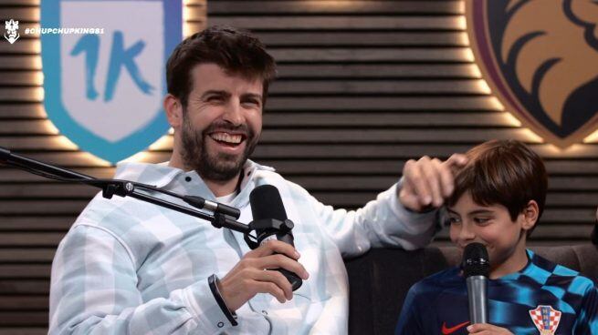 Gerard Piqué y su hijo Milan