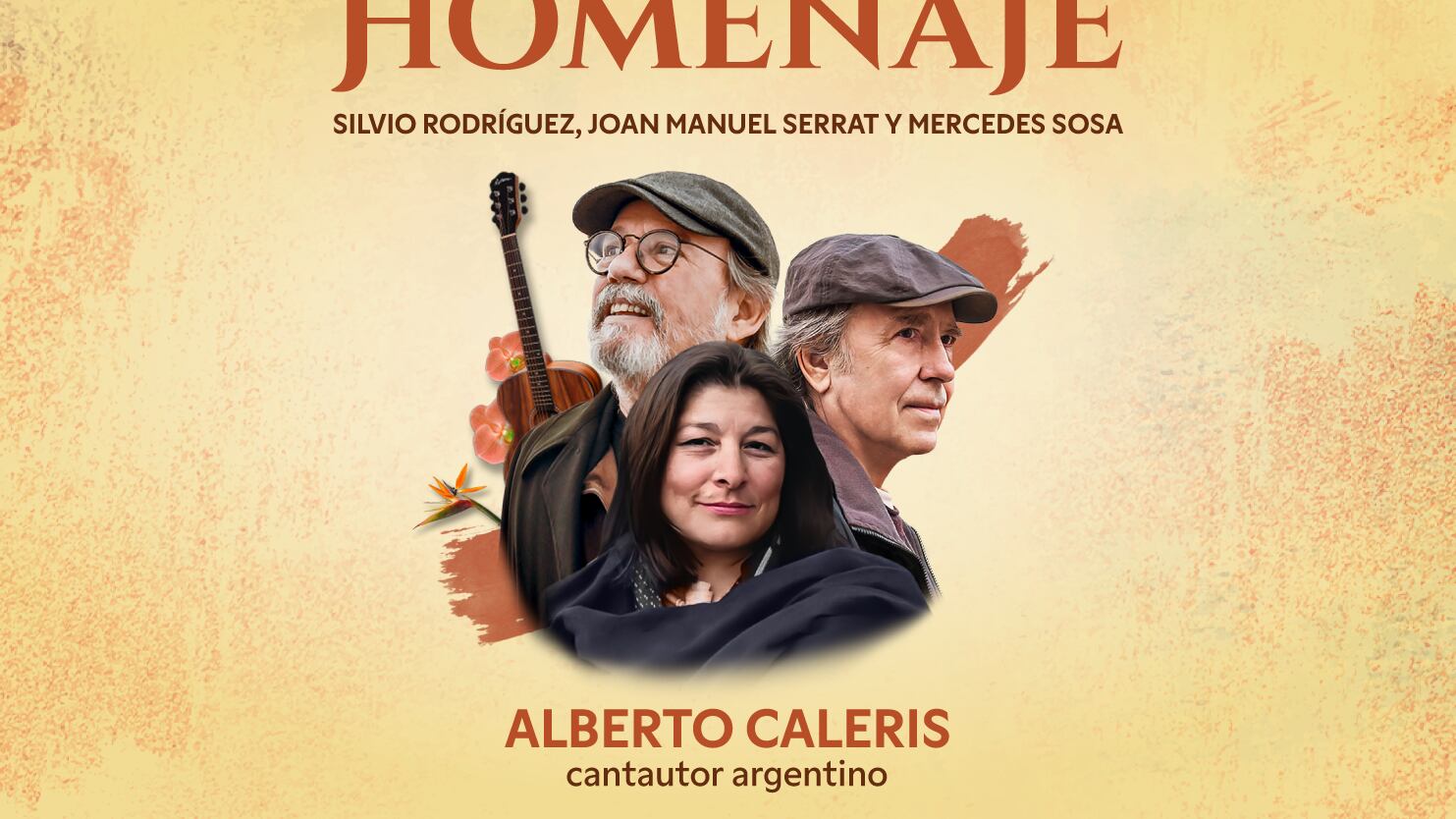 Casa de la Música presenta un homenaje a Silvio Rodríguez, Joan Manuel Serrat y Mercedes Sosa