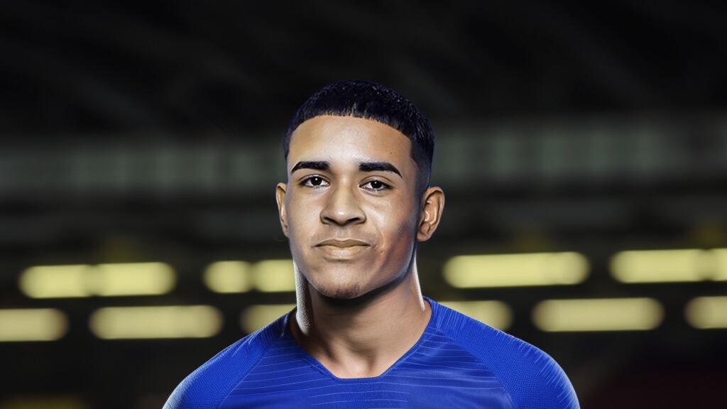 Midjourney muestra como se vería Kendry Páez con la camiseta del Chelsea a sus 18 años
