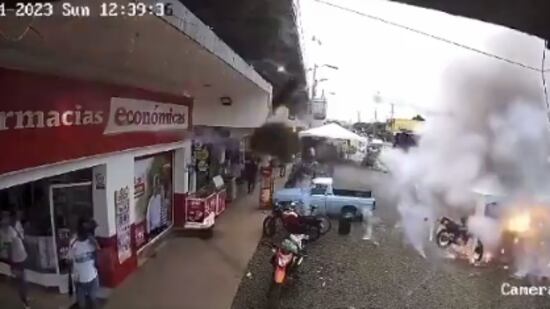 Explotó negocio de fuegos artificiales en Manabí
