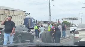 Accidente de tránsito en la Perimetral.
