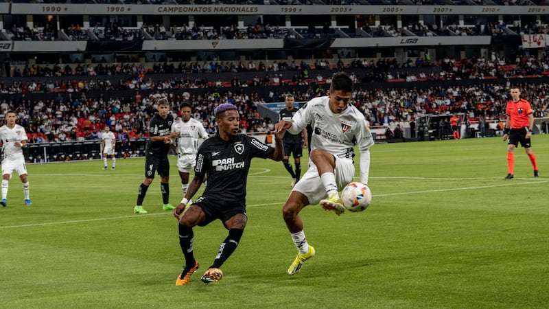 Liga vs Botafogo en la ida de los octavos de final