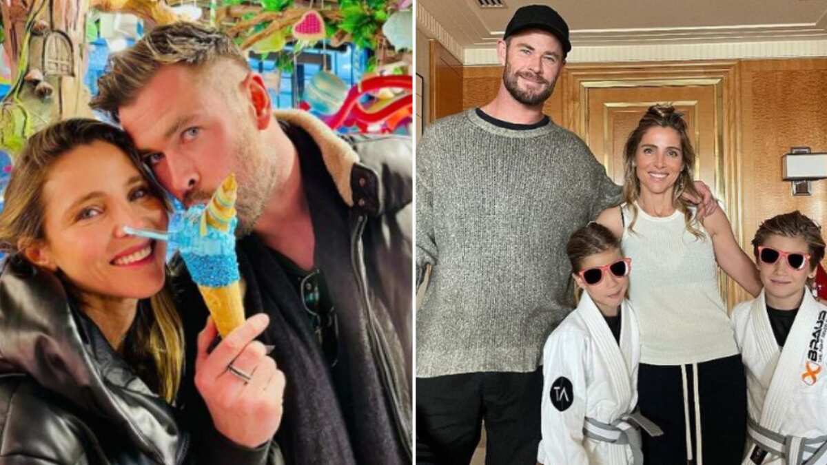 El hermoso y sencillo árbol navideño de Chris Hemsworth y Elsa Pataky