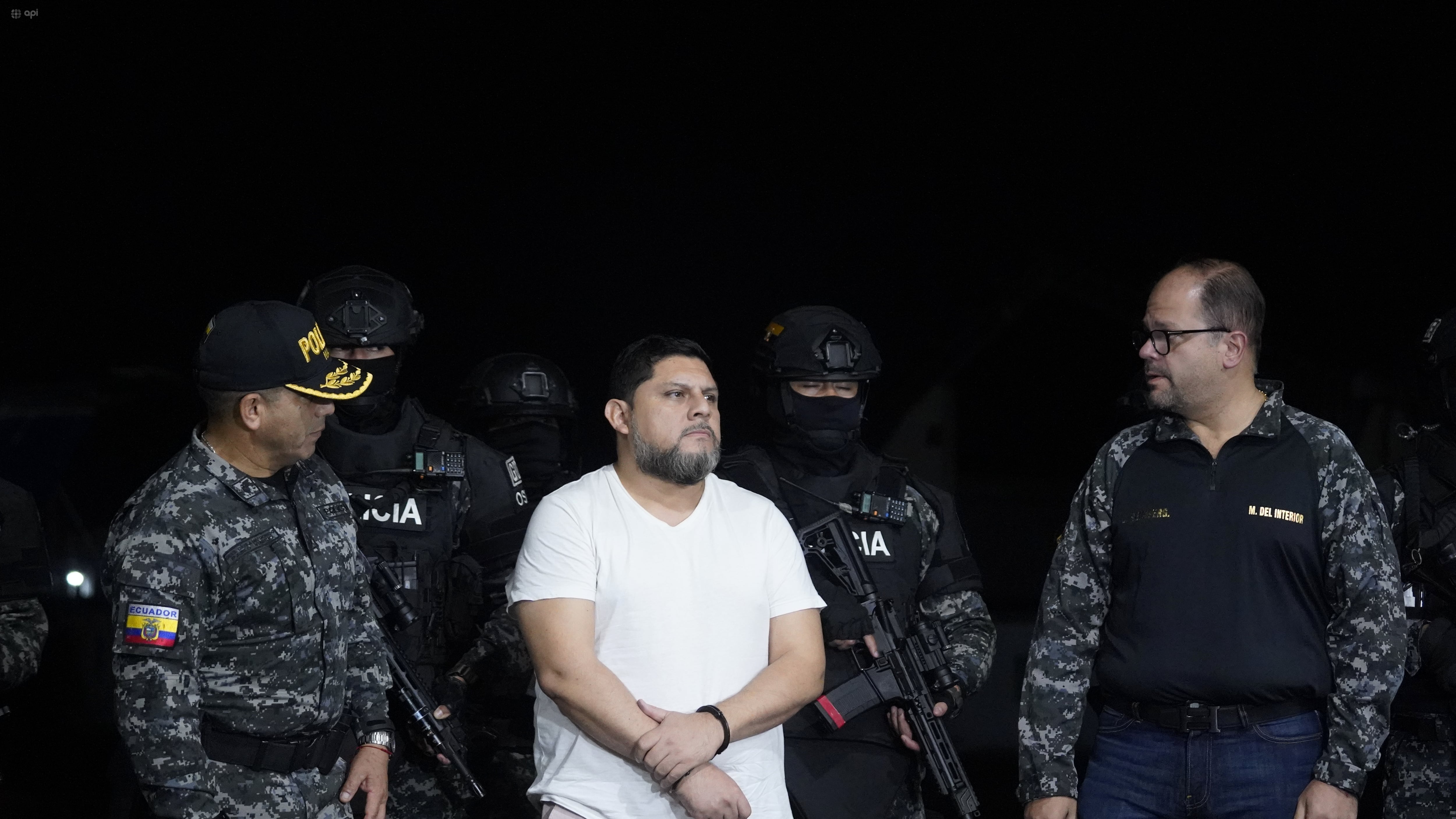 Leonardo Cortázar arribó a Ecuador y será trasladado a la Cárcel del Encuentro