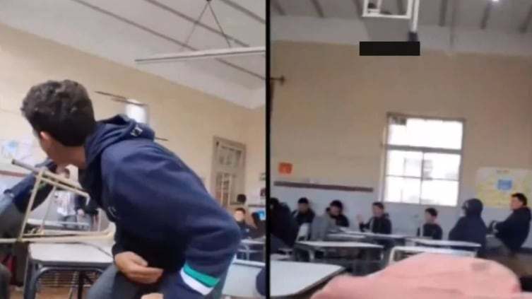 Videos: alumno le fractura la mandíbula a profesor tras arrojarle su celular al suelo