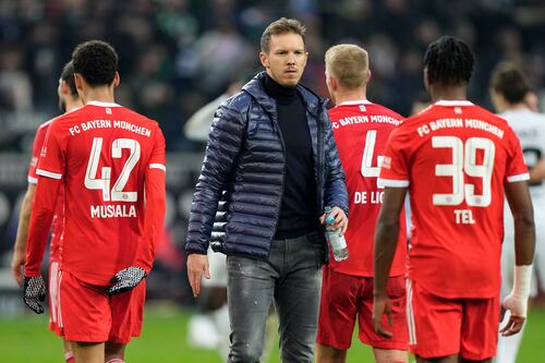 Los jugadores que le hicieron “la casita” a Nagelsmann, ex entrenador del Bayern Múnich