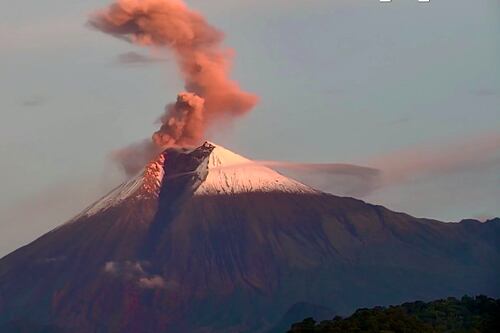 Volcán Sangay emitió material piroclástico: Así lo puedes ver en tiempo real