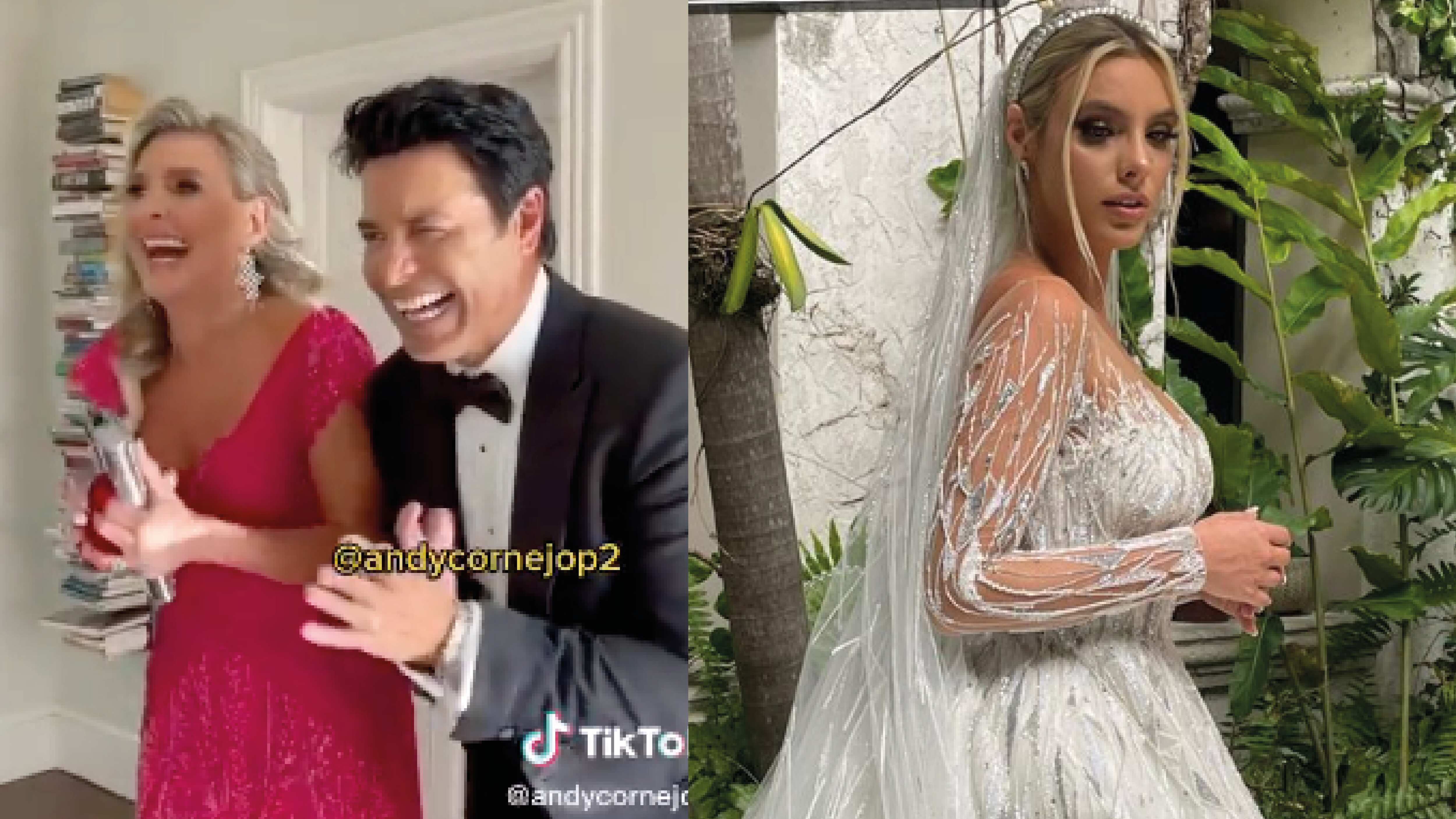 ¡Casi llora! Así fue la emoción de Chayanne al ver el vestido de Lele Pons