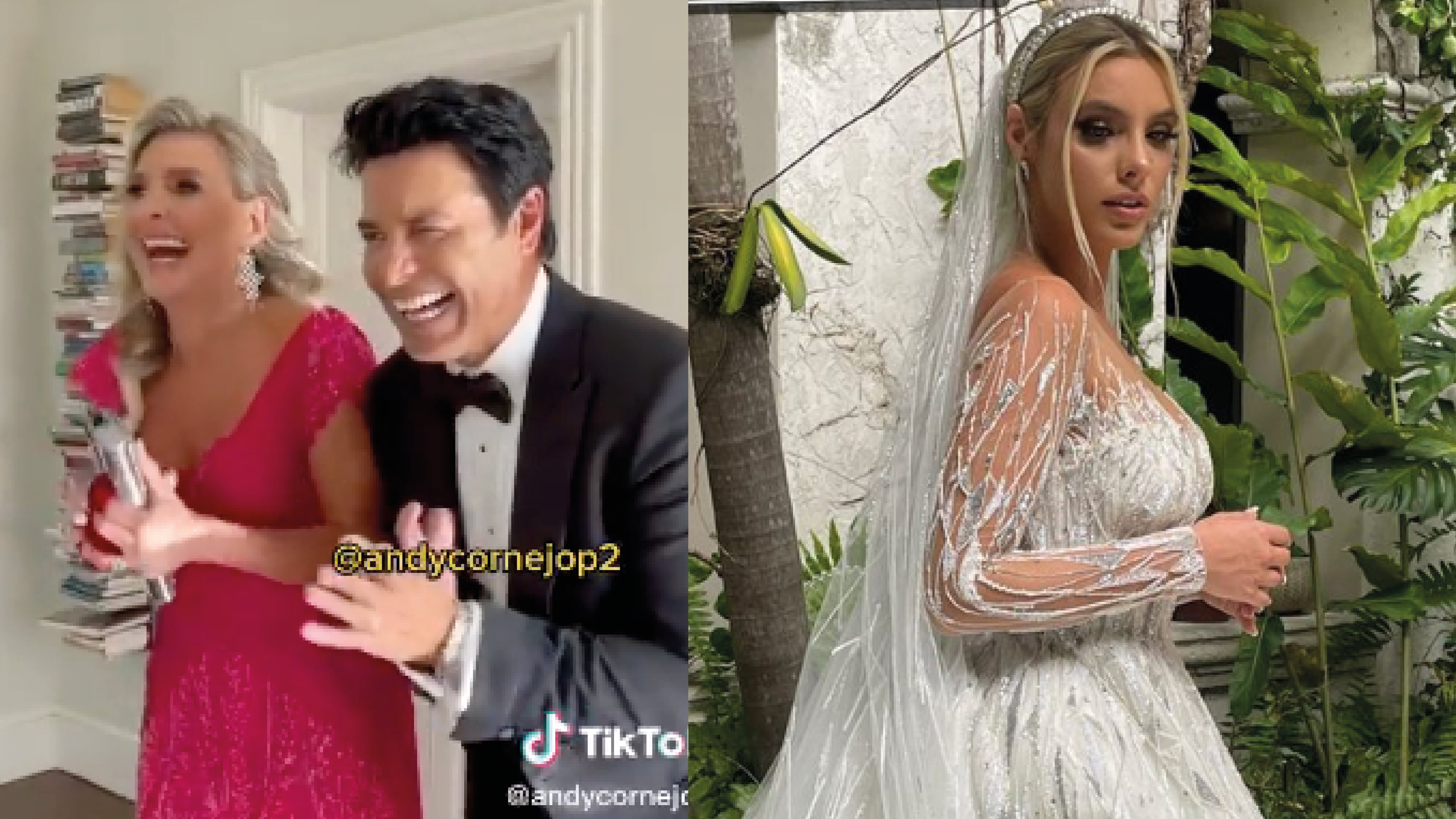¡Casi llora! Así fue la emoción de Chayanne al ver el vestido de Lele Pons