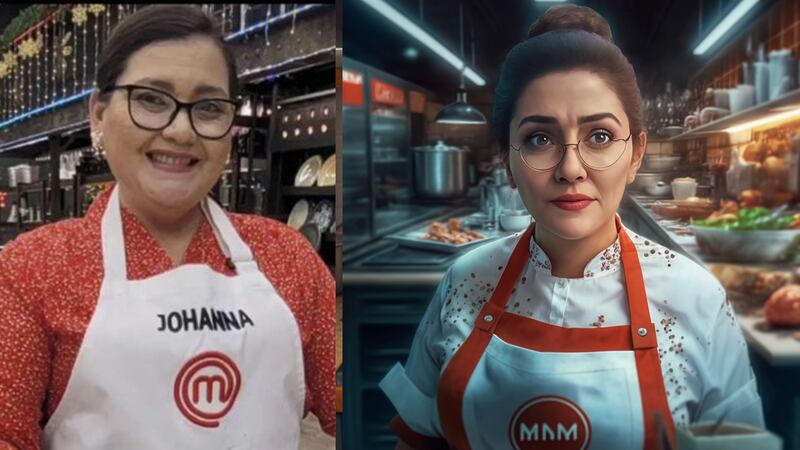Johanna León de MasterChef Ecuador según la Inteligencia Artificial