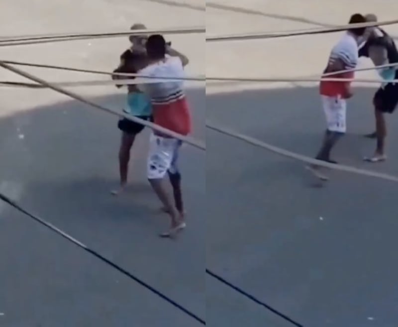Vendedor ambulante sin manos deja inconsciente a su agresor en Río de Janeiro; el video se volvió viral.