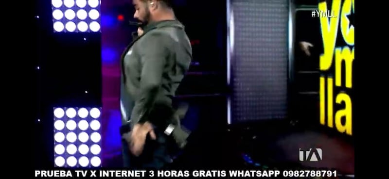 Ronald Farina bailando salsa choke