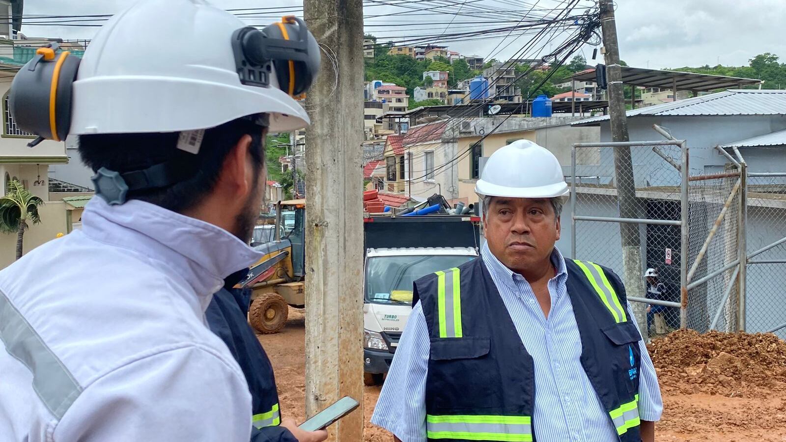 El gerente de EMAPAG-EP, Soc. Fidel Valdivieso.